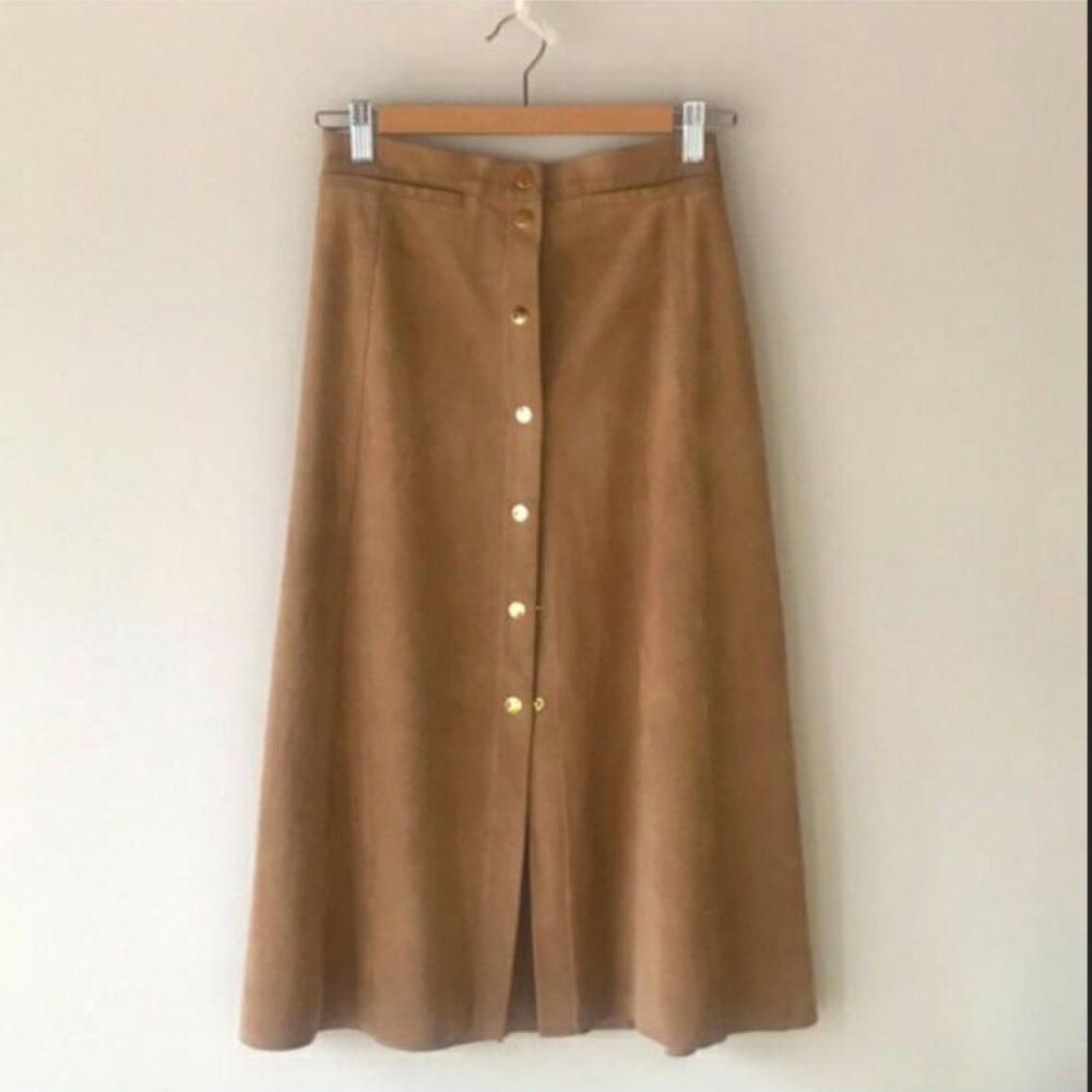 WILFRED MIDI SUEDE SKIRT NWOT
